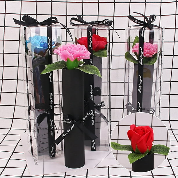 Newest Artificial Rose Cute Velvet Flower Bendable Stem Girls Valentine Gift 1PC Newest Artificial Rose Cute Velvet Flower Bendable Stem Girls Valentine Gift 1PC